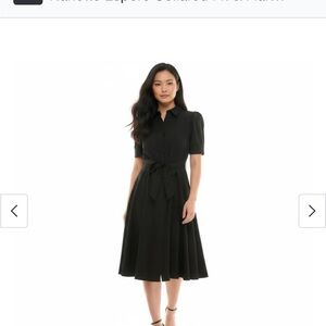Nanette Lepore Black Midi Dress